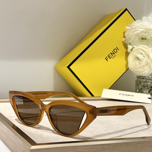 Wholesale Fendi AAA Quality Sunglasses #1187270 $60.00 USD, Wholesale Quality Replica Fendi AAA Quality Sunglasses