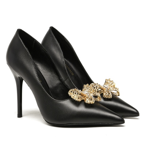 Wholesale Versace High-Heeled Shoes For Women #1187374 $80.00 USD, Wholesale Quality Replica Versace High-Heeled Shoes