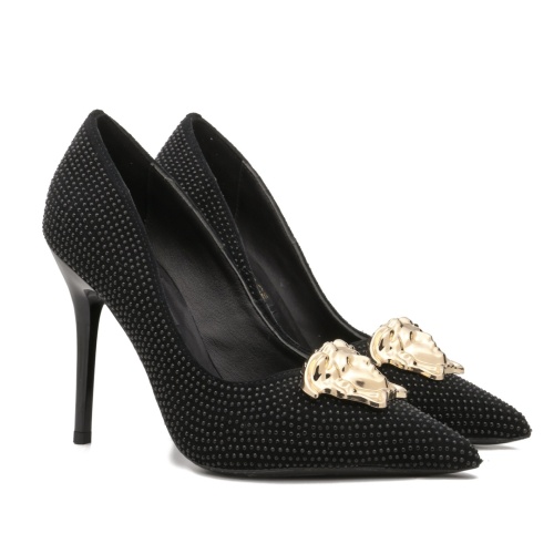 Wholesale Versace High-Heeled Shoes For Women #1187396 $80.00 USD, Wholesale Quality Replica Versace High-Heeled Shoes