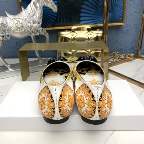 Replica Versace Flat Shoes For Women #1187401 $76.00 USD for Wholesale