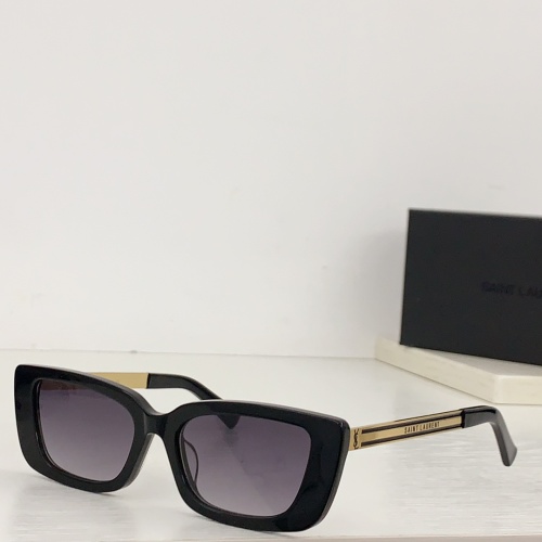 Wholesale Yves Saint Laurent YSL AAA Quality Sunglasses #1187549 $60.00 USD, Wholesale Quality Replica Yves Saint Laurent YSL AAA Quality Sunglasses