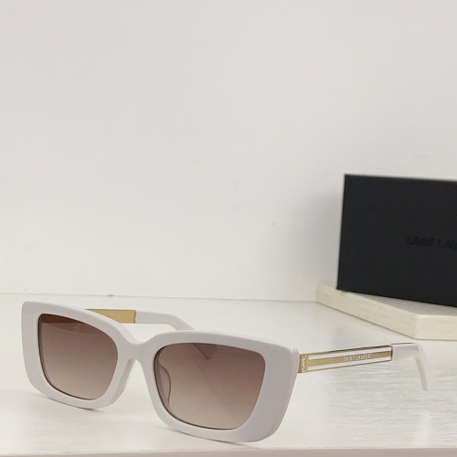 Wholesale Yves Saint Laurent YSL AAA Quality Sunglasses #1187551 $60.00 USD, Wholesale Quality Replica Yves Saint Laurent YSL AAA Quality Sunglasses