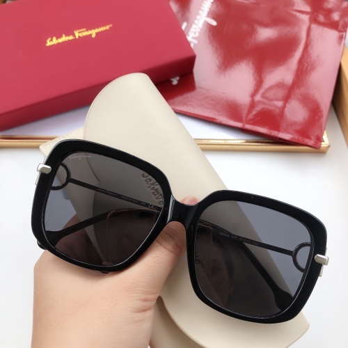 Wholesale Salvatore Ferragamo AAA Quality Sunglasses #1187638 $60.00 USD, Wholesale Quality Replica Salvatore Ferragamo AAA Quality Sunglasses