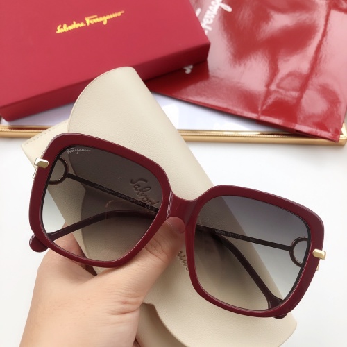 Wholesale Salvatore Ferragamo AAA Quality Sunglasses #1187642 $60.00 USD, Wholesale Quality Replica Salvatore Ferragamo AAA Quality Sunglasses