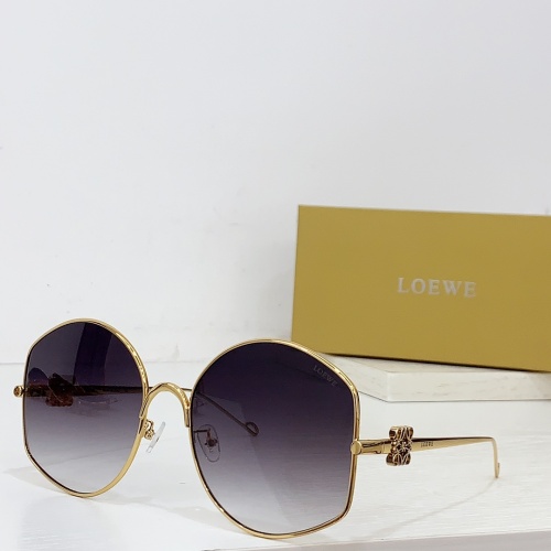 Wholesale LOEWE AAA Quality Sunglasses #1187863 $64.00 USD, Wholesale Quality Replica LOEWE AAA Quality Sunglasses