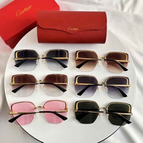 Replica Cartier AAA Quality Sunglassess #1188626 $64.00 USD for Wholesale