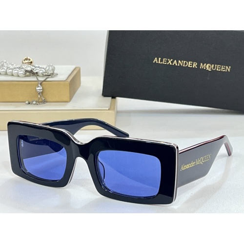 Wholesale Alexander McQueen AAA Quality Sunglasses #1188867 $60.00 USD, Wholesale Quality Replica Alexander McQueen AAA Quality Sunglasses