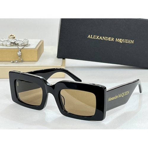 Wholesale Alexander McQueen AAA Quality Sunglasses #1188870 $60.00 USD, Wholesale Quality Replica Alexander McQueen AAA Quality Sunglasses