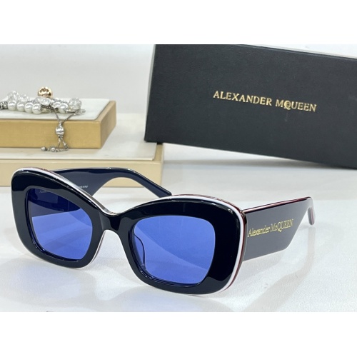 Wholesale Alexander McQueen AAA Quality Sunglasses #1188872 $60.00 USD, Wholesale Quality Replica Alexander McQueen AAA Quality Sunglasses