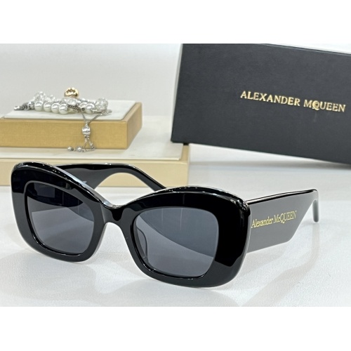 Wholesale Alexander McQueen AAA Quality Sunglasses #1188873 $60.00 USD, Wholesale Quality Replica Alexander McQueen AAA Quality Sunglasses