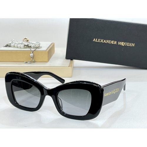 Wholesale Alexander McQueen AAA Quality Sunglasses #1188874 $60.00 USD, Wholesale Quality Replica Alexander McQueen AAA Quality Sunglasses