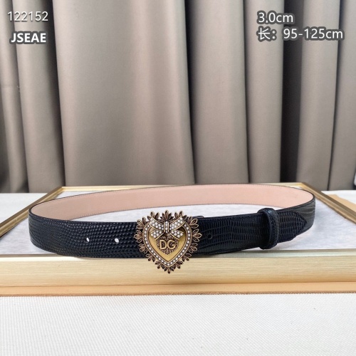 Replica Dolce & Gabbana D&G AAA Quality Belts For Women #1189471 $60.00 USD for Wholesale