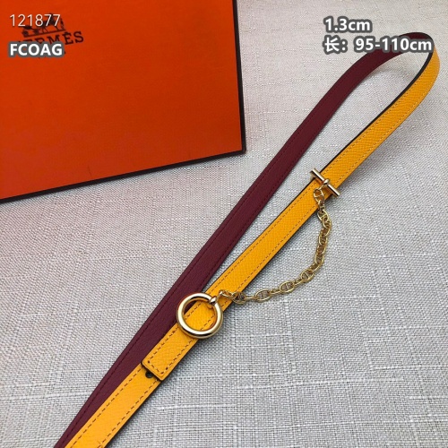 Replica Hermes AAA Quality Belts For Women #1189784 $68.00 USD for Wholesale