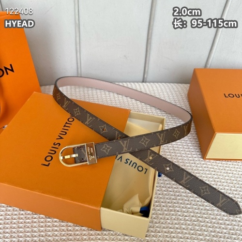 Wholesale Louis Vuitton AAA Quality Belts For Women #1190046 $56.00 USD, Wholesale Quality Replica Louis Vuitton AAA Quality Belts