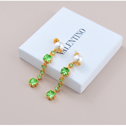 Replica Valentino Earrings For Women #1191186 $32.00 USD for Wholesale