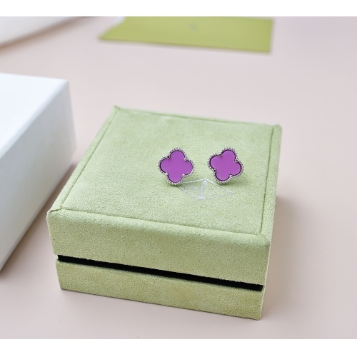 Wholesale Van Cleef &amp; Arpels Earrings For Women #1191317 $15.00 USD, Wholesale Quality Replica Van Cleef &amp; Arpels Earrings