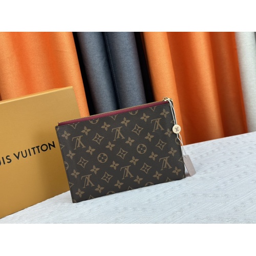 Replica Louis Vuitton LV Wallets In Burgundy #1191381 $42.00 USD for Wholesale