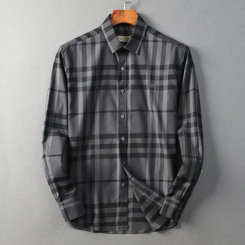 Wholesale Burberry Shirts Long Sleeved For Men #1192190 $40.00 USD, Wholesale Quality Replica Burberry Shirts