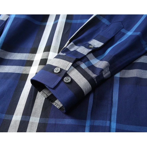 Replica Burberry Shirts Long Sleeved For Men #1192193 $38.00 USD for Wholesale