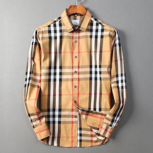 Wholesale Burberry Shirts Long Sleeved For Men #1192195 $38.00 USD, Wholesale Quality Replica Burberry Shirts