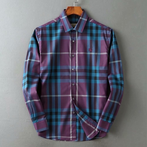 Wholesale Burberry Shirts Long Sleeved For Men #1192200 $40.00 USD, Wholesale Quality Replica Burberry Shirts