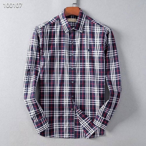 Wholesale Burberry Shirts Long Sleeved For Men #1192202 $39.00 USD, Wholesale Quality Replica Burberry Shirts