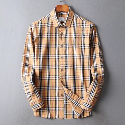 Wholesale Burberry Shirts Long Sleeved For Men #1192204 $38.00 USD, Wholesale Quality Replica Burberry Shirts