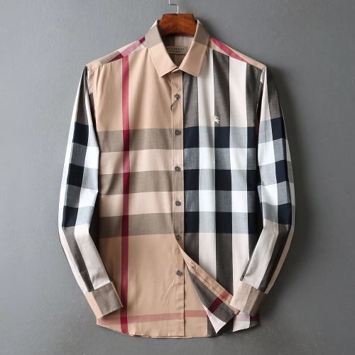 Wholesale Burberry Shirts Long Sleeved For Men #1192208 $38.00 USD, Wholesale Quality Replica Burberry Shirts