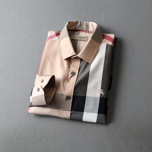 Replica Burberry Shirts Long Sleeved For Men #1192208 $38.00 USD for Wholesale