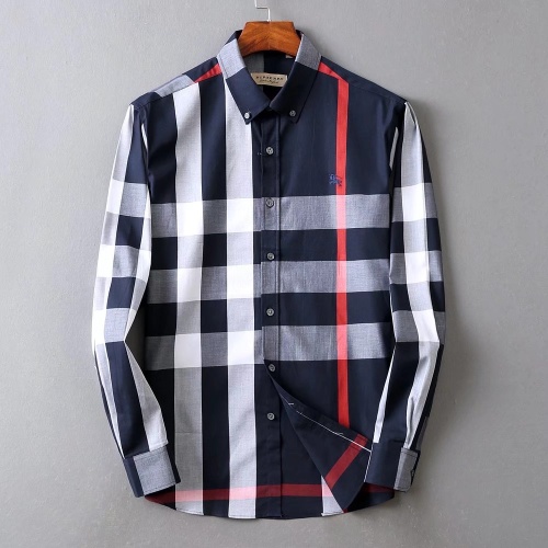 Wholesale Burberry Shirts Long Sleeved For Men #1192213 $38.00 USD, Wholesale Quality Replica Burberry Shirts