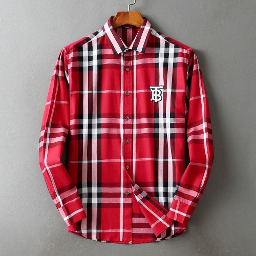 Wholesale Burberry Shirts Long Sleeved For Men #1192216 $38.00 USD, Wholesale Quality Replica Burberry Shirts