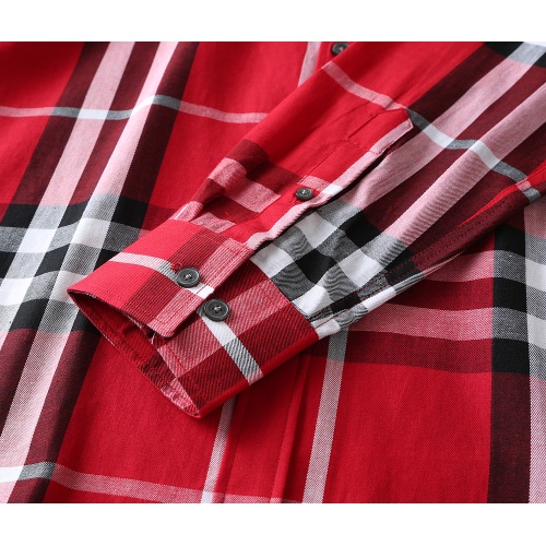 Replica Burberry Shirts Long Sleeved For Men #1192216 $38.00 USD for Wholesale