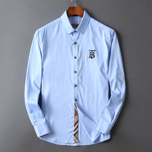 Wholesale Burberry Shirts Long Sleeved For Men #1192220 $40.00 USD, Wholesale Quality Replica Burberry Shirts