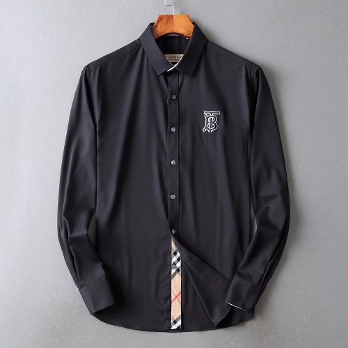 Wholesale Burberry Shirts Long Sleeved For Men #1192222 $40.00 USD, Wholesale Quality Replica Burberry Shirts