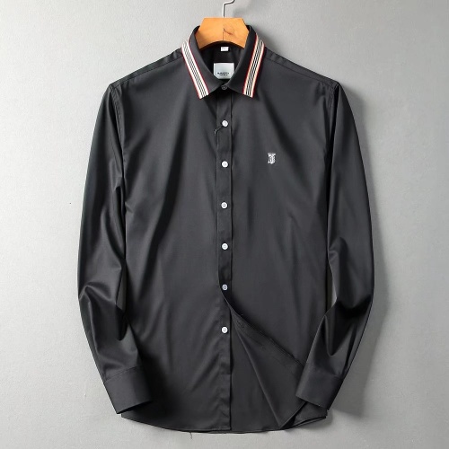 Wholesale Burberry Shirts Long Sleeved For Men #1192225 $40.00 USD, Wholesale Quality Replica Burberry Shirts