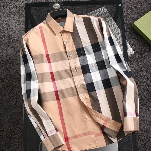 Wholesale Burberry Shirts Long Sleeved For Men #1192253 $39.00 USD, Wholesale Quality Replica Burberry Shirts