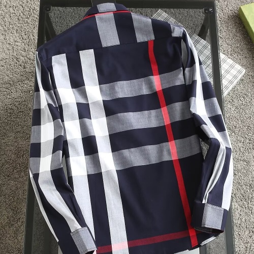 Replica Burberry Shirts Long Sleeved For Men #1192258 $38.00 USD for Wholesale