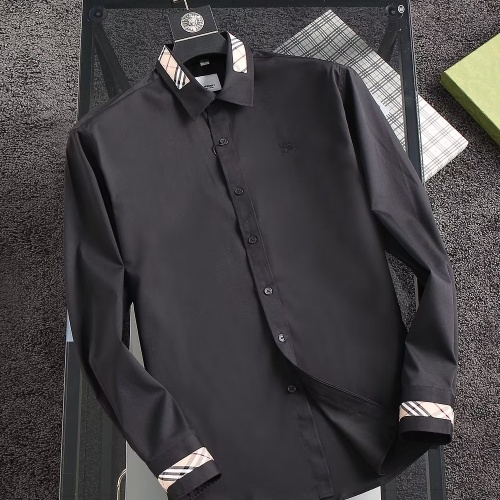 Wholesale Burberry Shirts Long Sleeved For Men #1192268 $40.00 USD, Wholesale Quality Replica Burberry Shirts