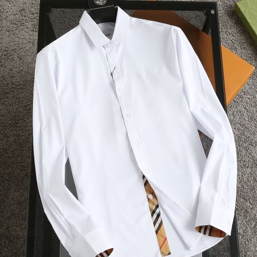 Wholesale Burberry Shirts Long Sleeved For Men #1192273 $40.00 USD, Wholesale Quality Replica Burberry Shirts