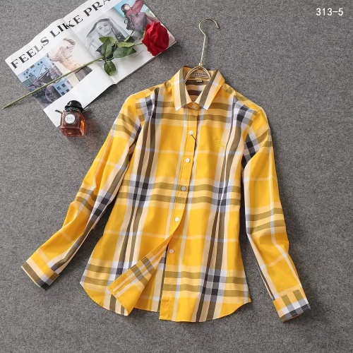 Wholesale Burberry Shirts Long Sleeved For Women #1192288 $36.00 USD, Wholesale Quality Replica Burberry Shirts