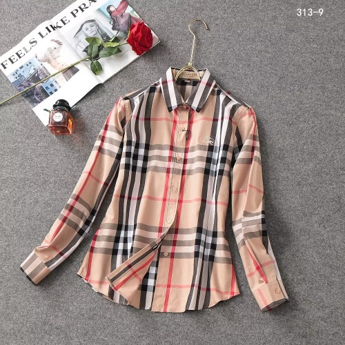 Wholesale Burberry Shirts Long Sleeved For Women #1192289 $36.00 USD, Wholesale Quality Replica Burberry Shirts