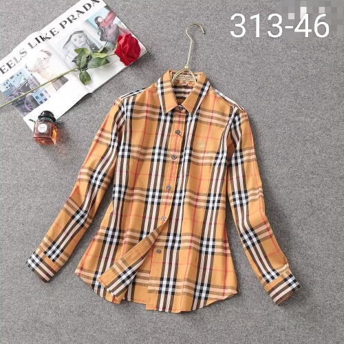 Wholesale Burberry Shirts Long Sleeved For Women #1192297 $38.00 USD, Wholesale Quality Replica Burberry Shirts