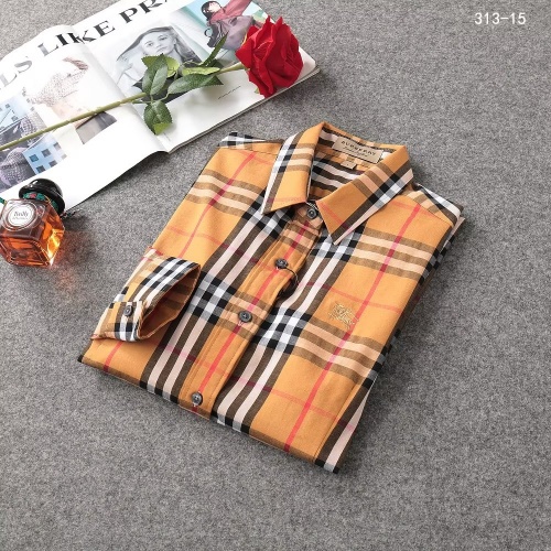 Replica Burberry Shirts Long Sleeved For Women #1192297 $38.00 USD for Wholesale