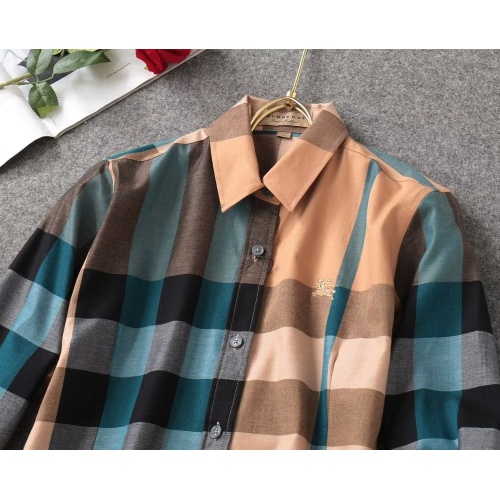 Replica Burberry Shirts Long Sleeved For Women #1192306 $38.00 USD for Wholesale