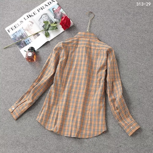 Replica Burberry Shirts Long Sleeved For Women #1192319 $38.00 USD for Wholesale