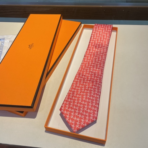 Replica Hermes Necktie For Men #1194223 $34.00 USD for Wholesale