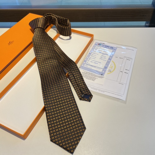 Replica Hermes Necktie For Men #1194538 $34.00 USD for Wholesale