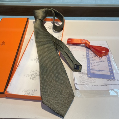 Replica Hermes Necktie For Men #1194548 $34.00 USD for Wholesale