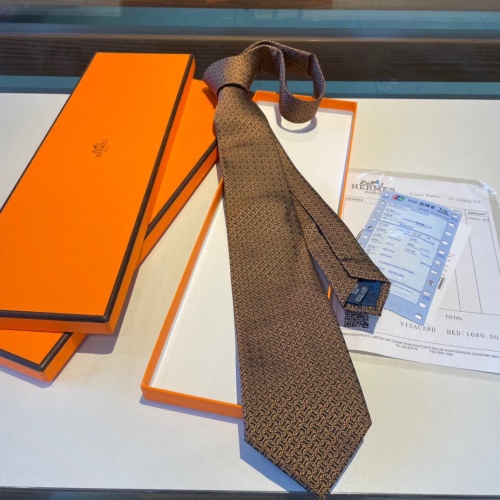 Replica Hermes Necktie For Men #1194566 $34.00 USD for Wholesale