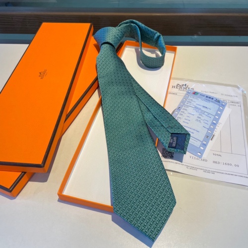 Replica Hermes Necktie For Men #1194571 $34.00 USD for Wholesale